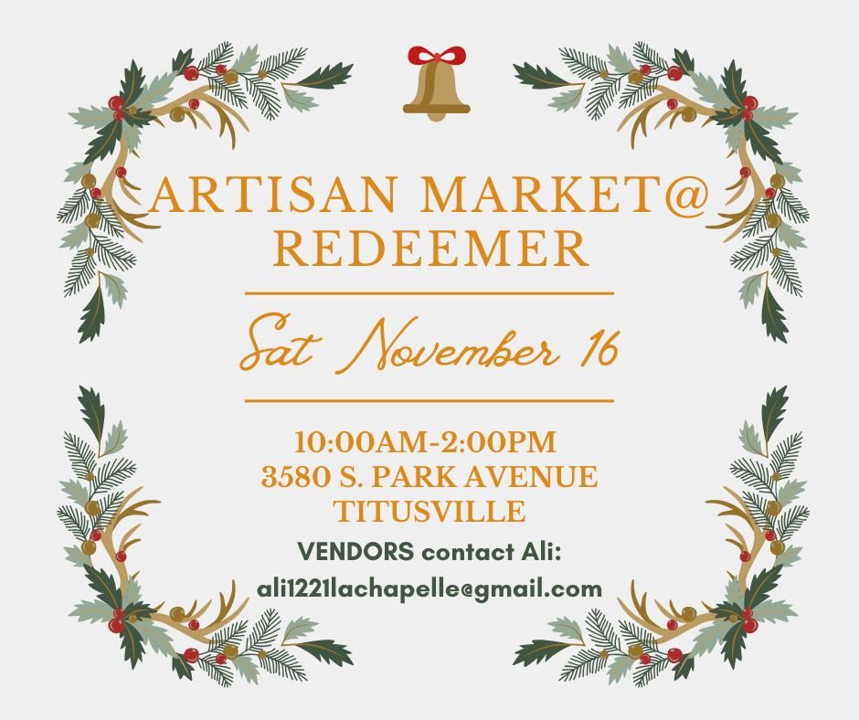 Artisan Market @Redeemer - Winter Market