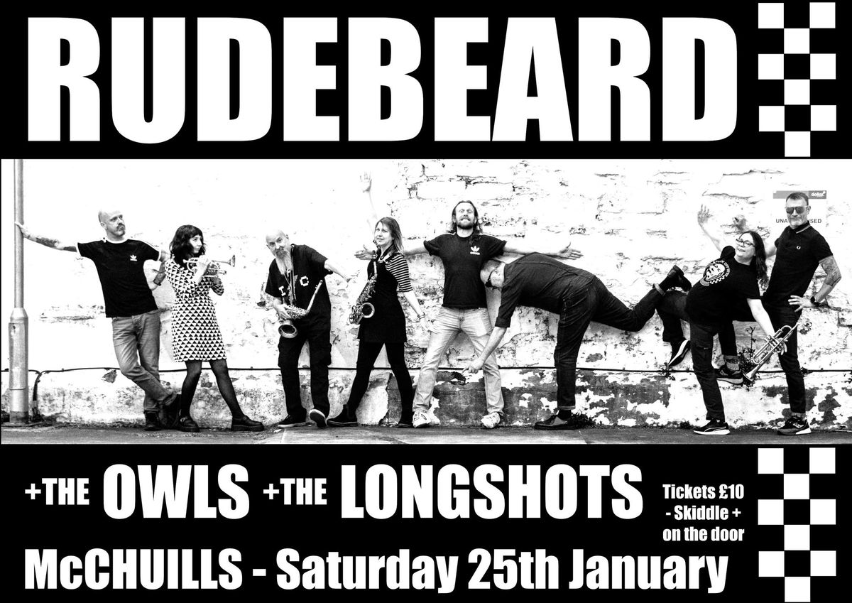 Rudebeard + The Owls + The Longshots, at McChuills