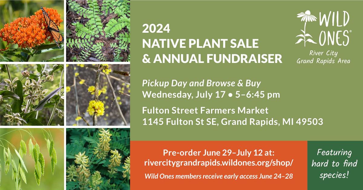 Wild Ones River City Native Plant Sale & Annual Fundraiser