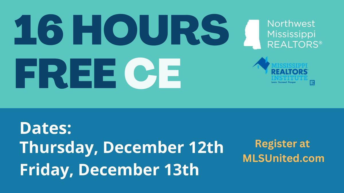 16 Hours of FREE CE for NWMR Members!