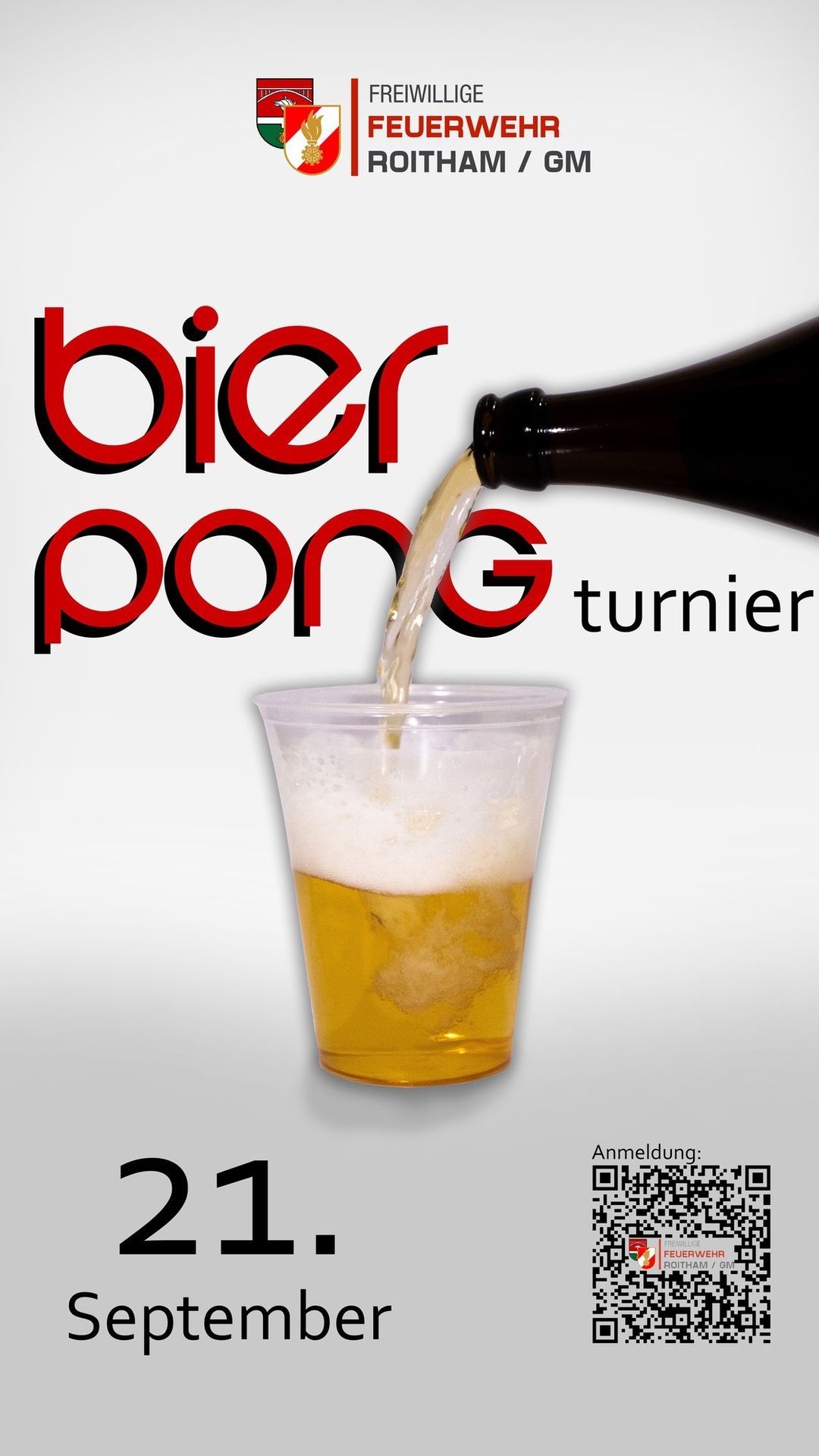 Bier Pong Turnier mit Aftershowparty