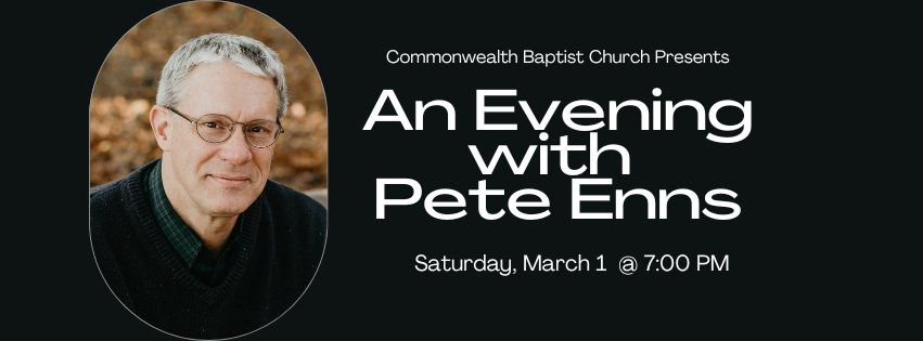 An Evening with Pete Enns