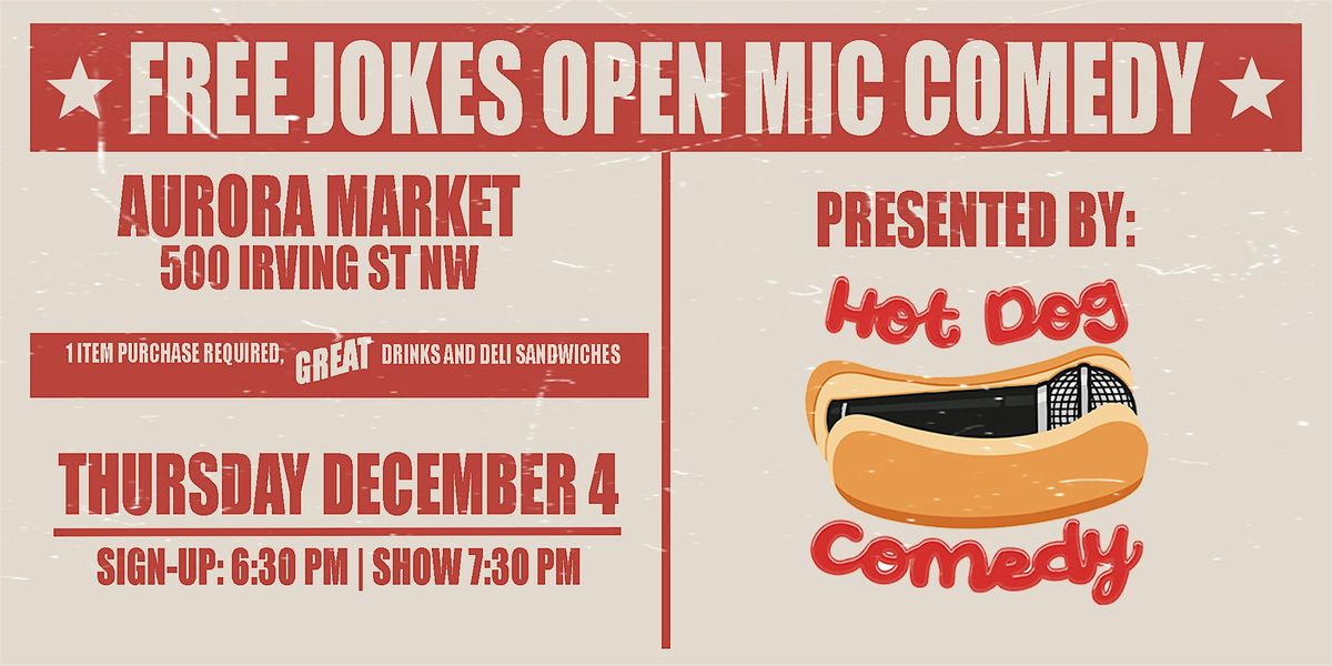 Free Jokes Open Mic