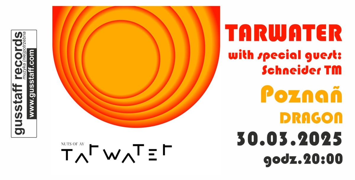 Tarwater (+Schneider TM) - koncert, Pozna\u0144, 30.03.2025