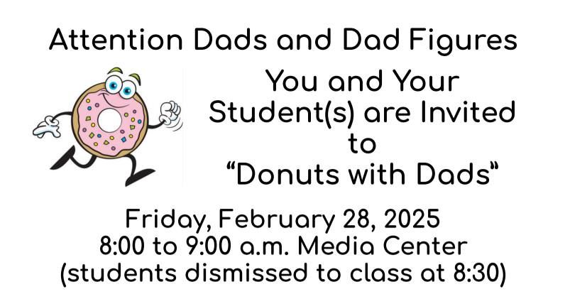 "Donuts with Dads" (and other father-figures)