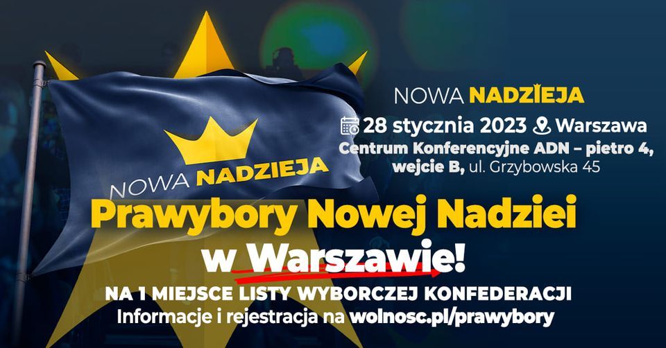Prawybory Nowej Nadziei w Warszawie