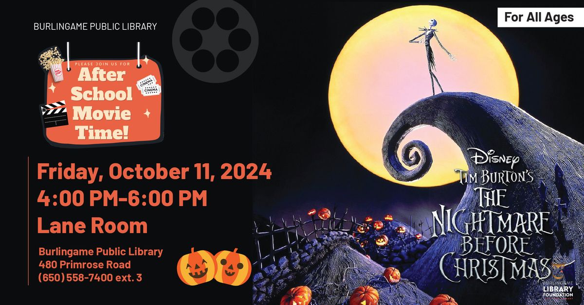 After School Movie:The Nightmare Before Christmas