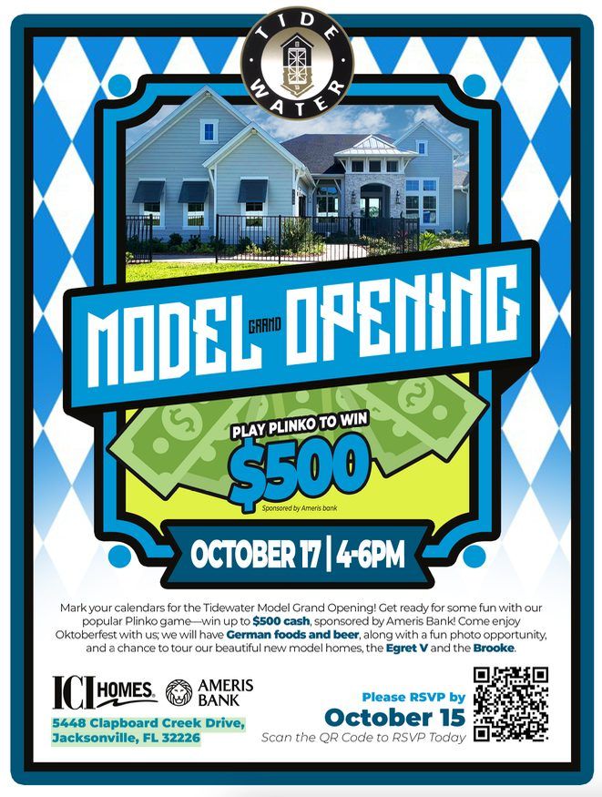 Realtor Exclusive Oktoberfest and New Model Tour at Tidewater!