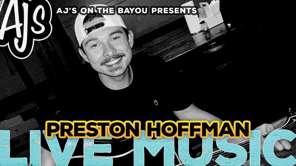 Saturday Afternoon Live Music: Preston Hoffman