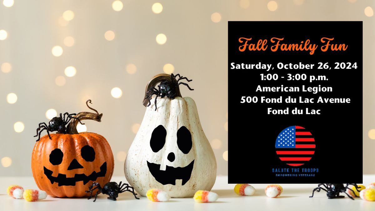 Fall Family Fun (in partnership with American Legion, Fond du Lac)