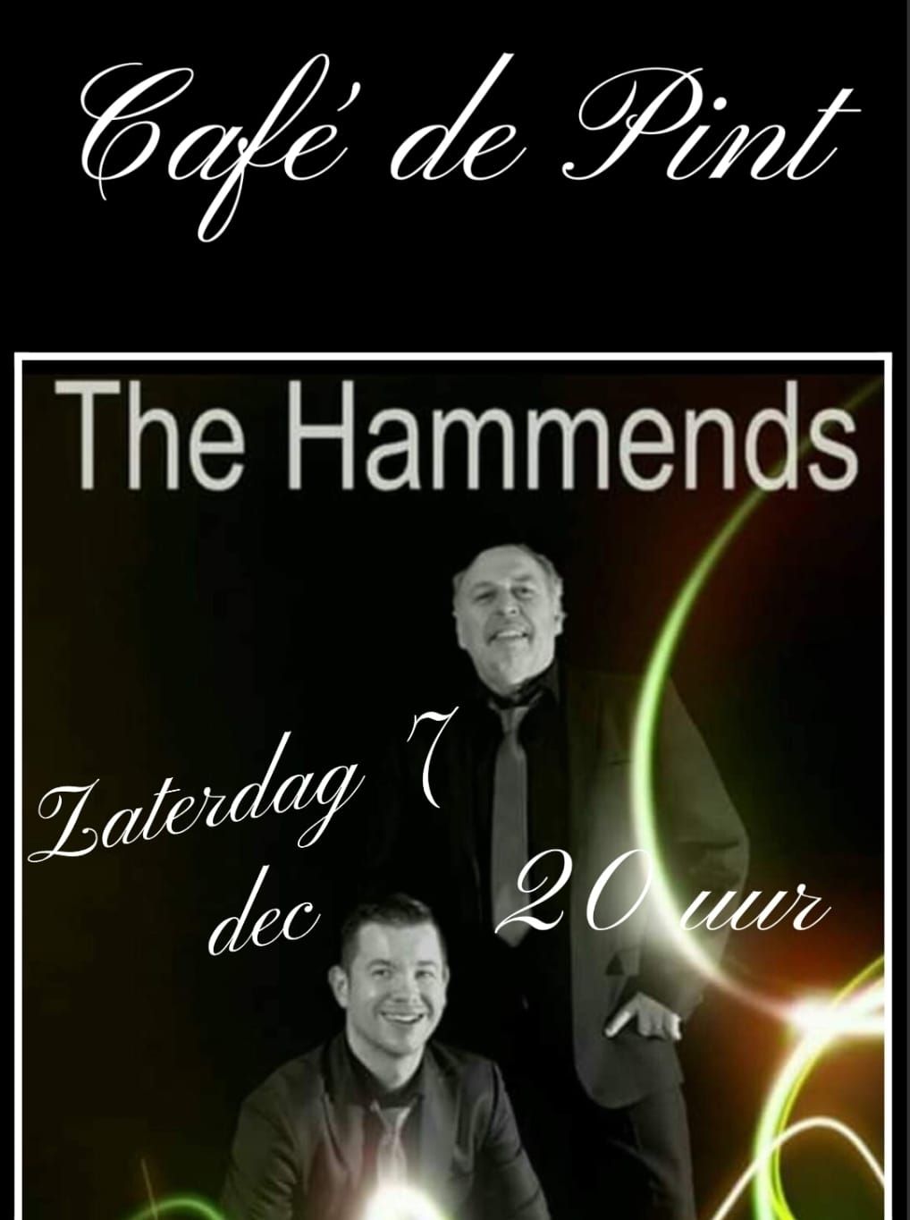 live muziek met The Hammends 