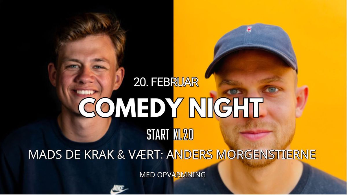 COMEDY NIGHT p\u00e5 bryggeriet!