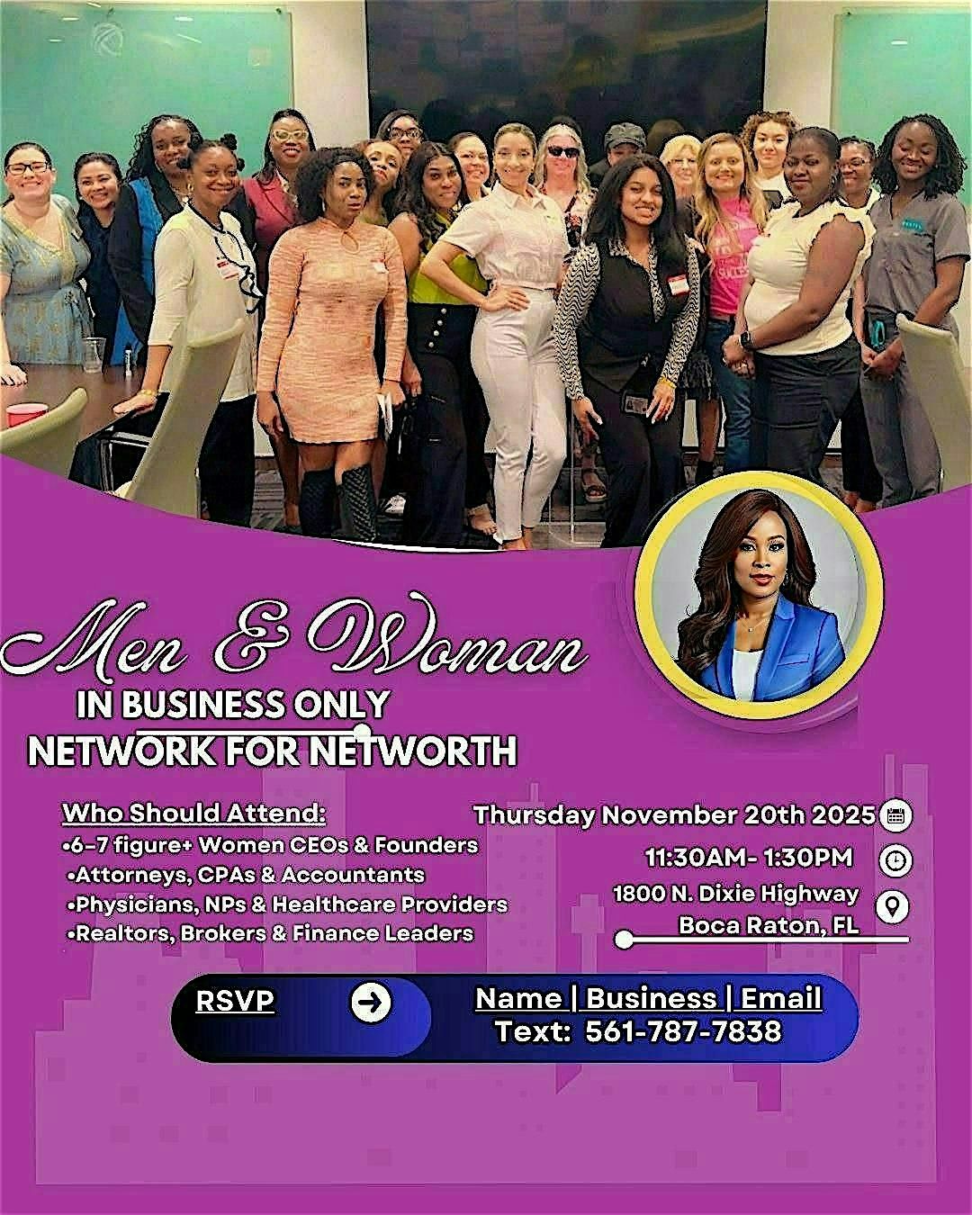 Free Buisness Network for Net Worth Brunch \u2014 November 20, 2025