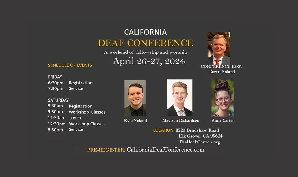 California Deaf Conference 2024