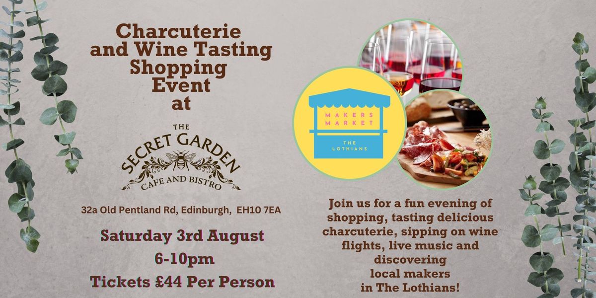 Charcuterie and Wine Tasting Shopping Event