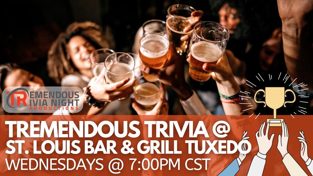 Winnipeg St. Louis Bar & Grill Tuxedo Wednesday Night Trivia