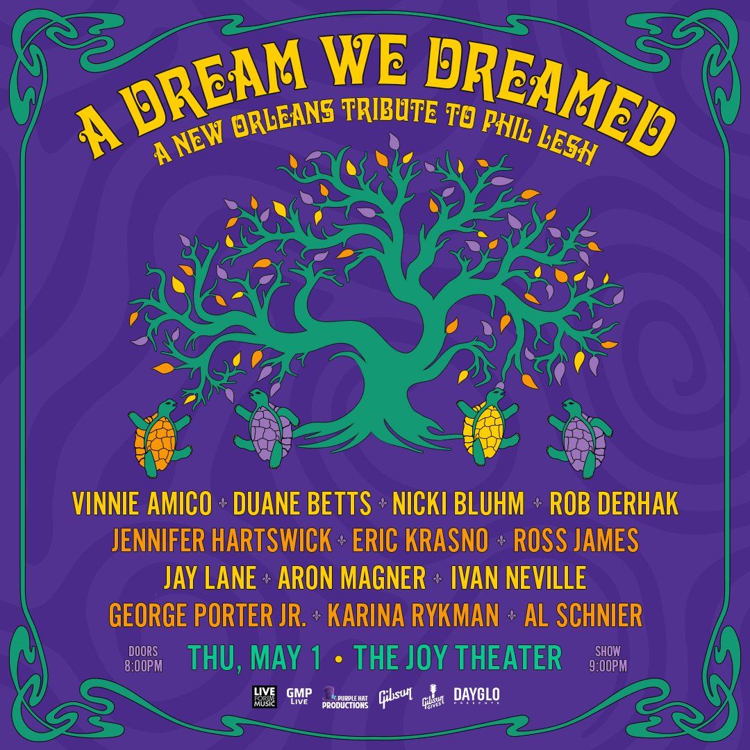 A Dream We Dreamed: A New Orleans Tribute to Phil Lesh at The Joy Theater