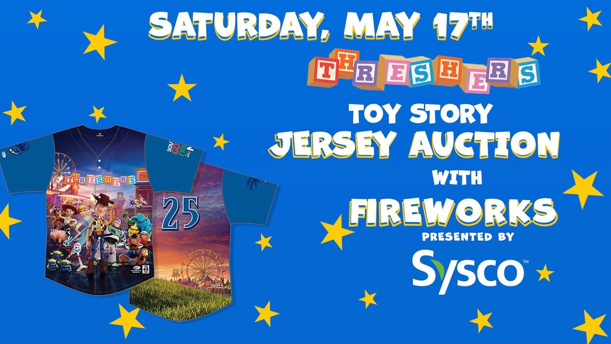 Toy Story Jersey Night at Clearwater Thrshers