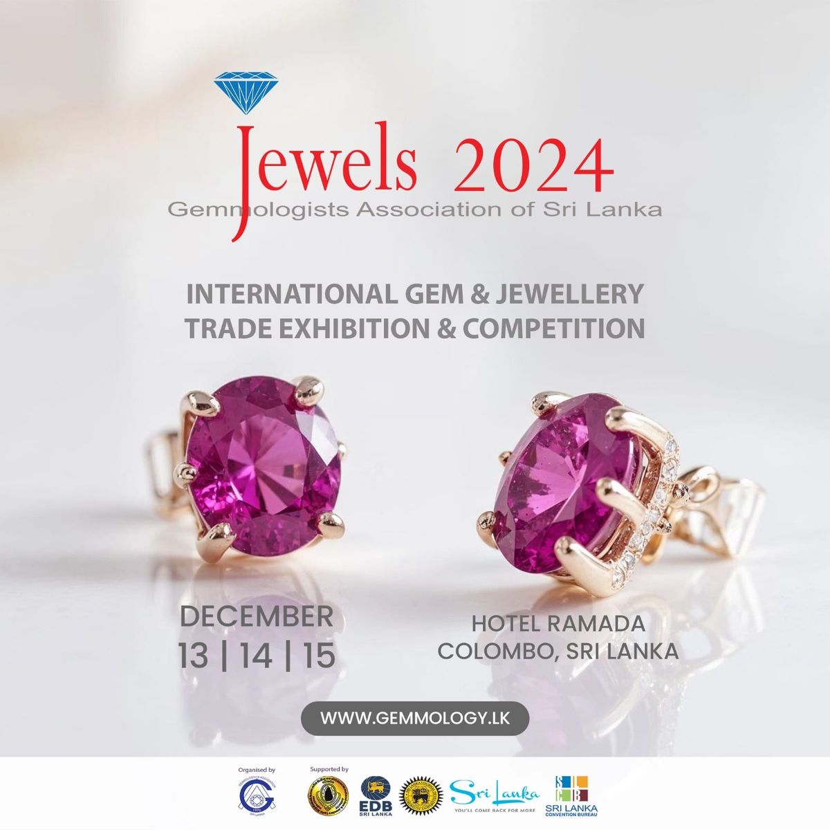 Jewels 2024 International Gem and Jewellery Trade Exhibition and Competition, Colombo, Sri Lanka