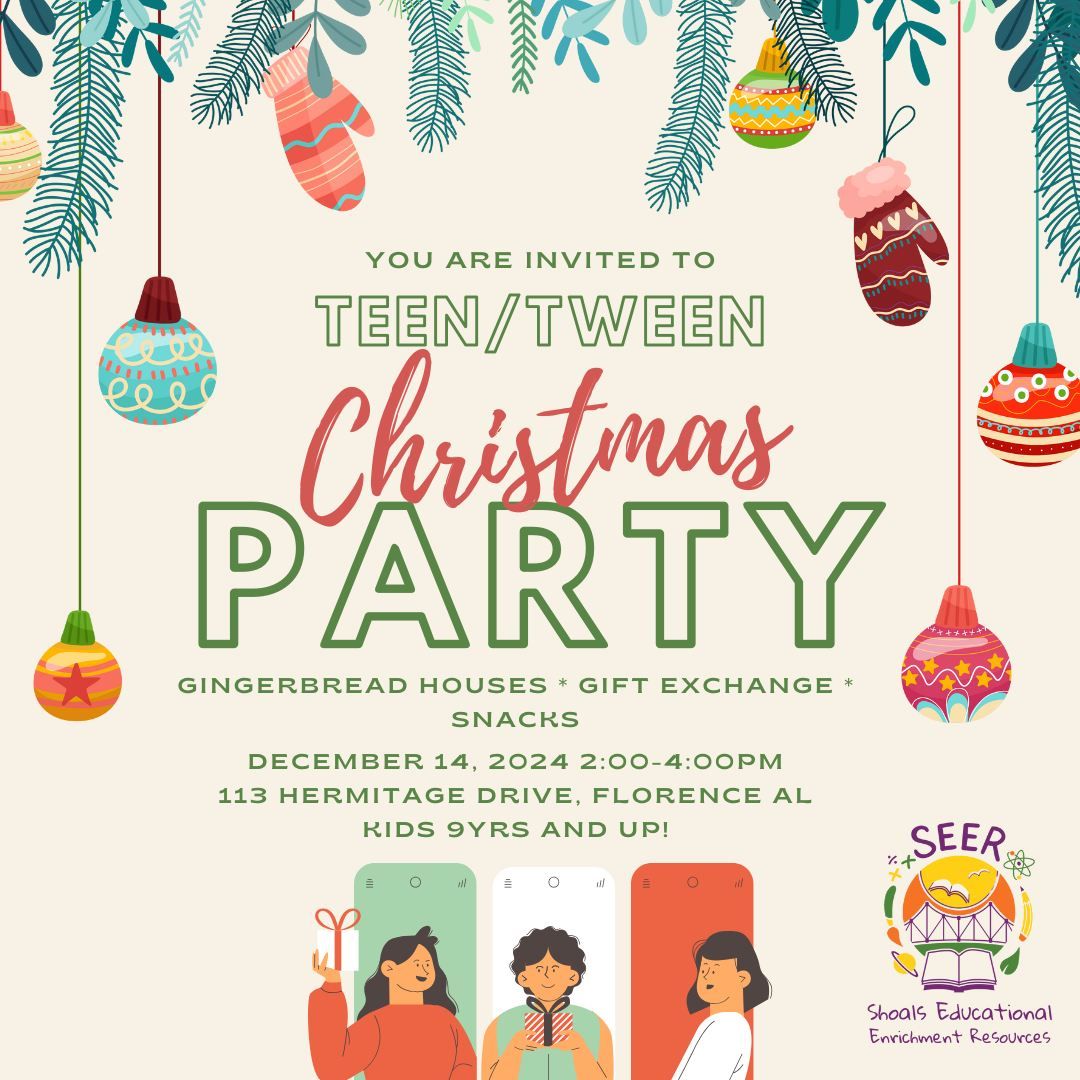 Christmas Party for Teens and Tweens!