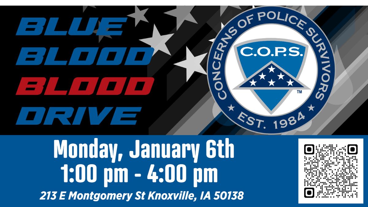 Knoxville Police Department Blood Drive