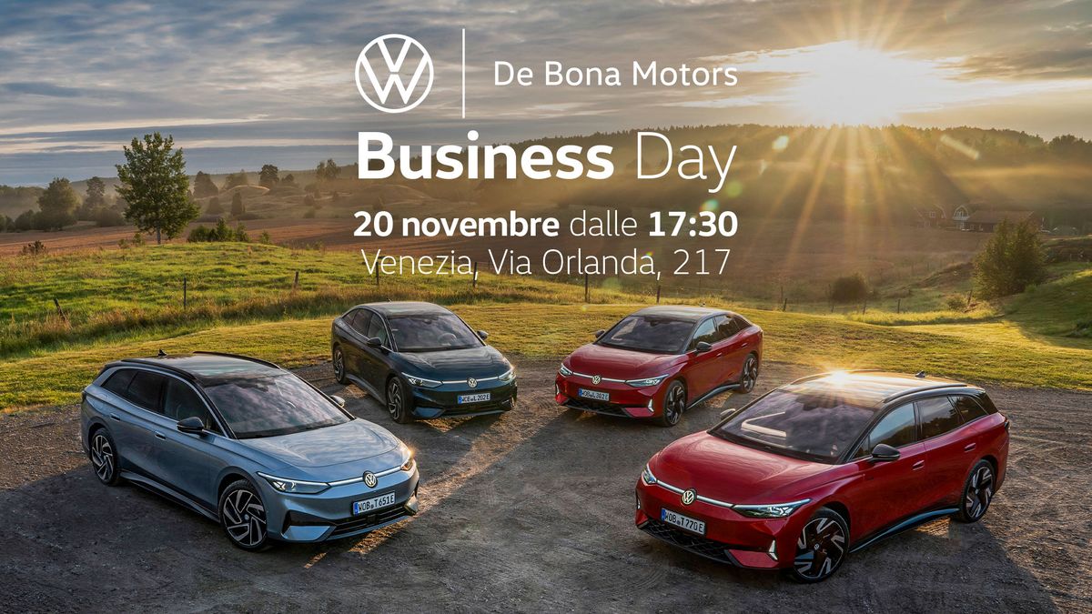 VOLKSWAGEN BUSINESS DAY! | MERCOLED\u00cc 20 NOVEMBRE