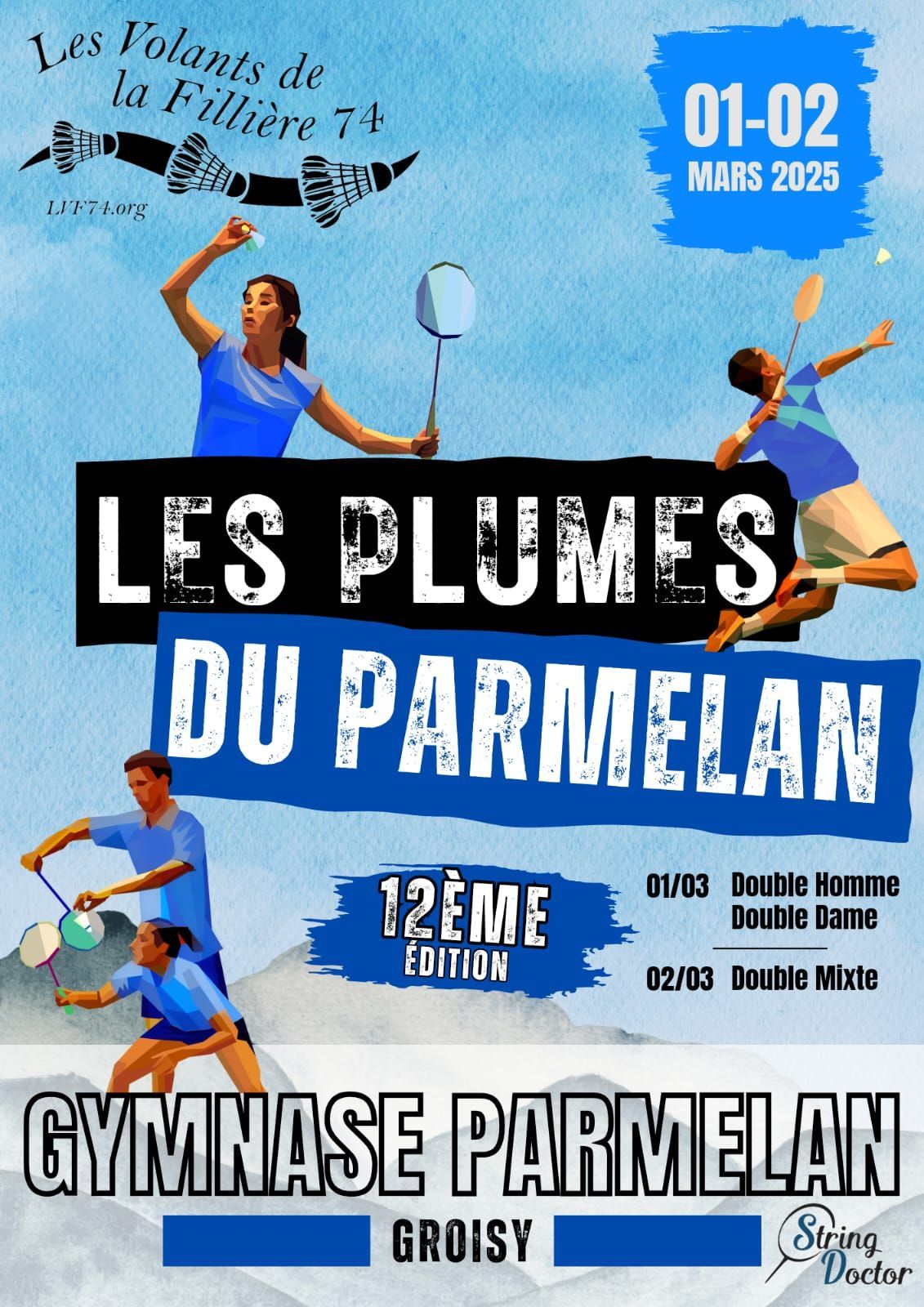 Tournoi "Les Plumes du Parmelan" - 12\u00e8me \u00e9dition 