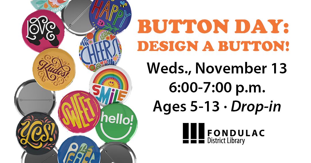 Button Day: Design a Button!