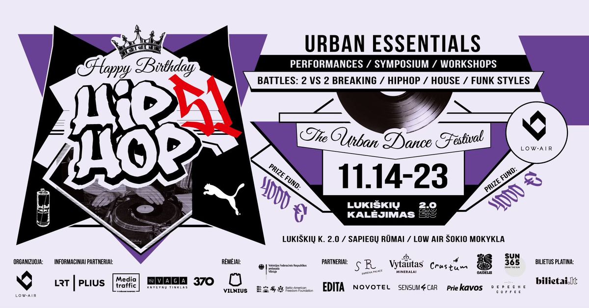 Urban Essentials | Battles 2 vs 2 | Dance festival