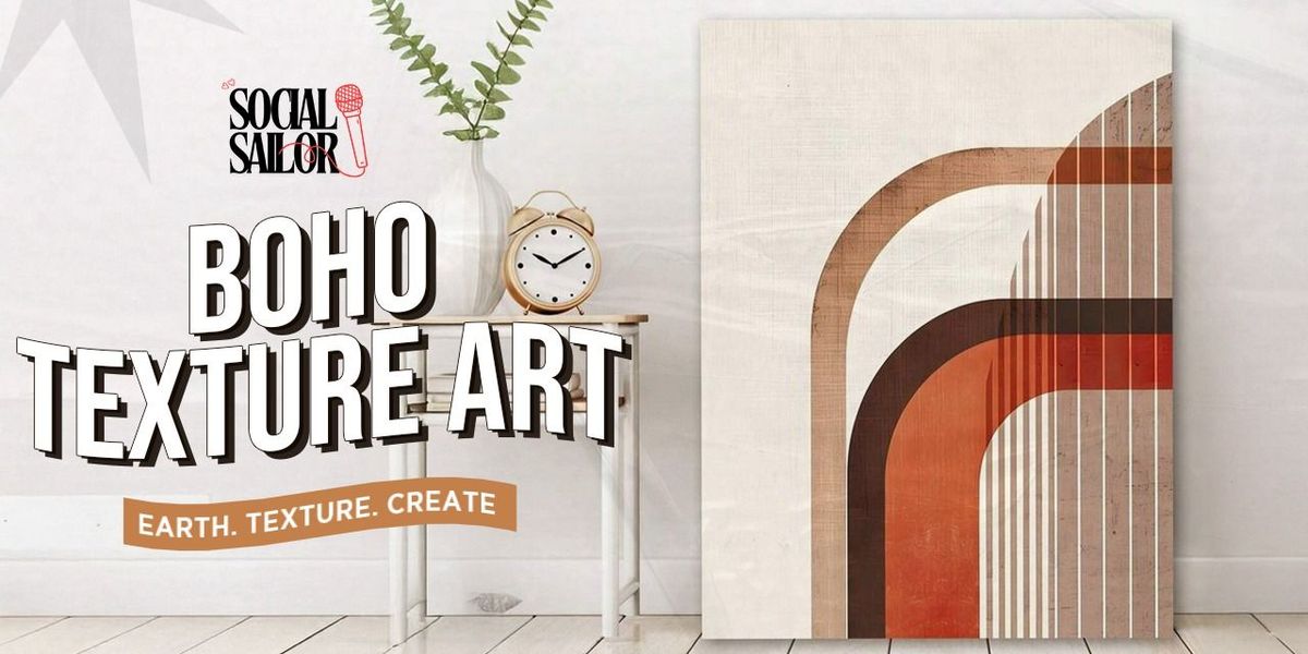 Boho Texture Art Date - Hyderabad