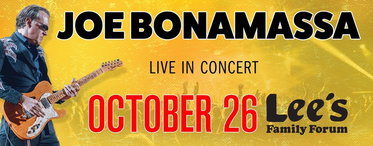 Joe Bonamassa: Live in Concert