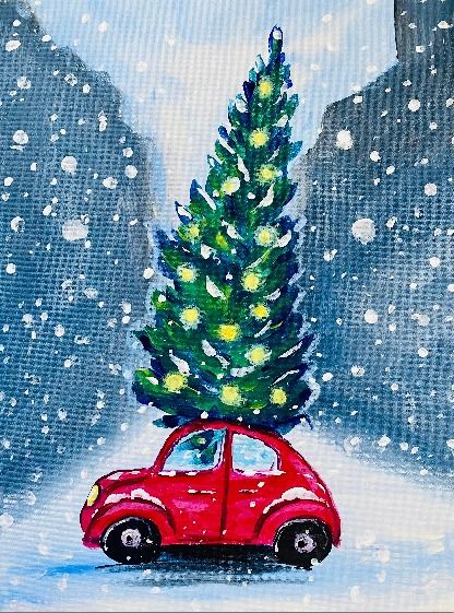 Paint Nite: Our Big Christmas Tree 