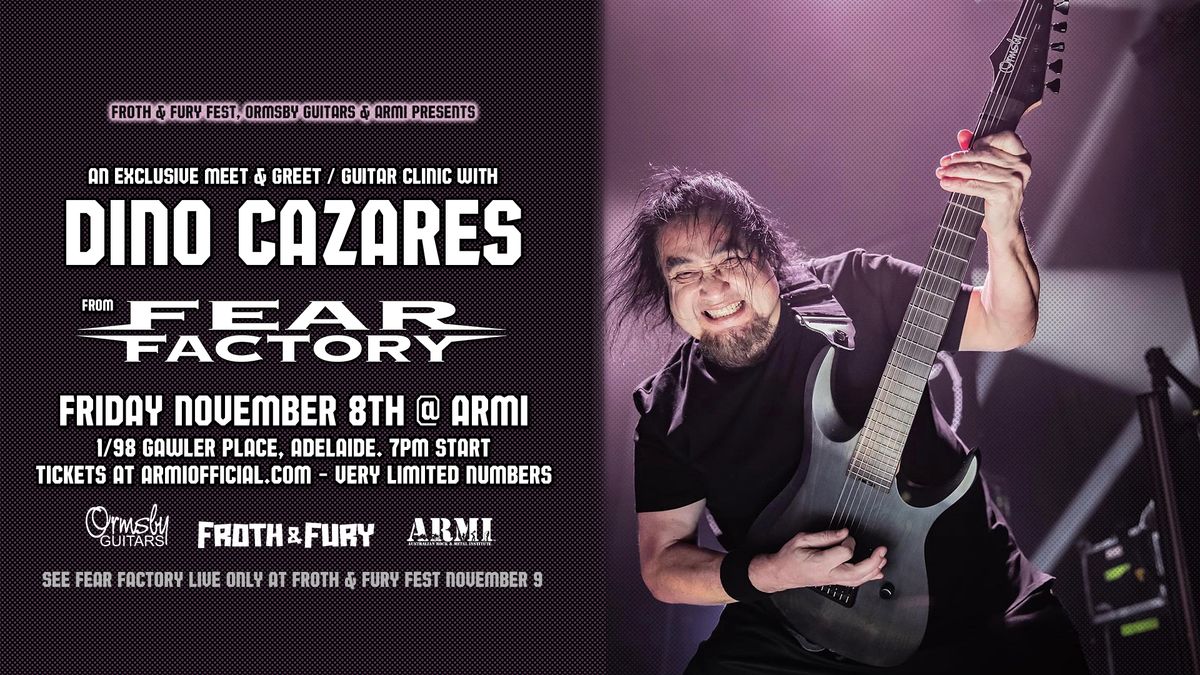 SOLD OUT!DINO CAZARES GUITAR CLINIC MEET N GREET ADELAIDE