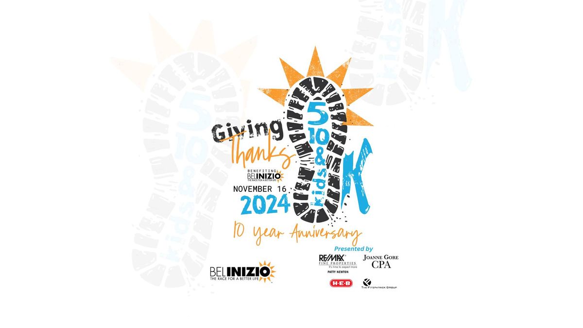 10th Annual Giving Thanks 5K\/10K\/Kids 1K Race