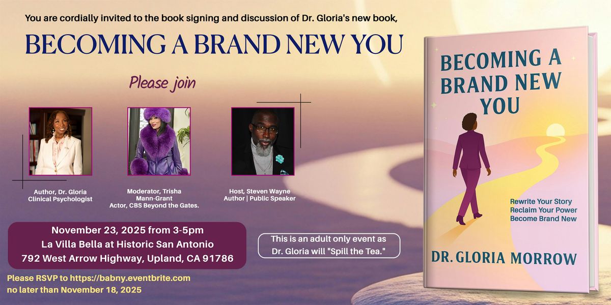 Becoming A Brand New You Book Signing