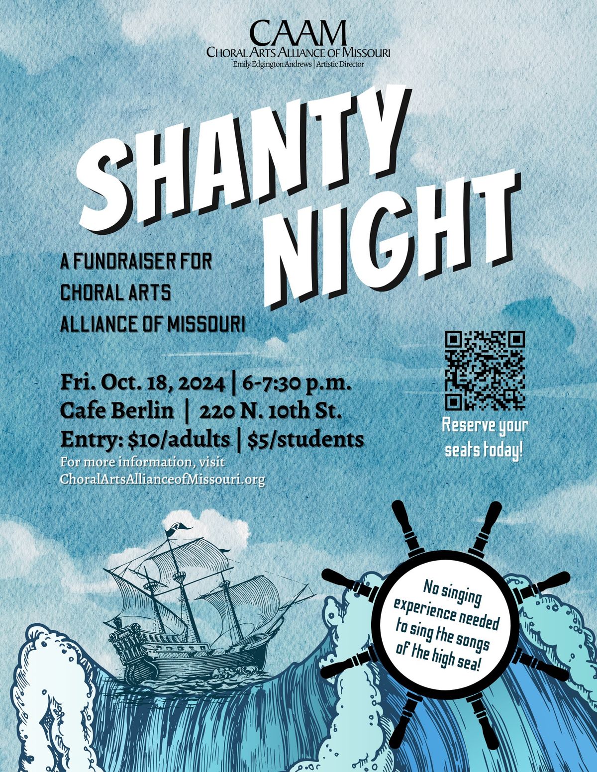 Shanty Night: A Fundraiser for Choral Arts Alliance of Missouri