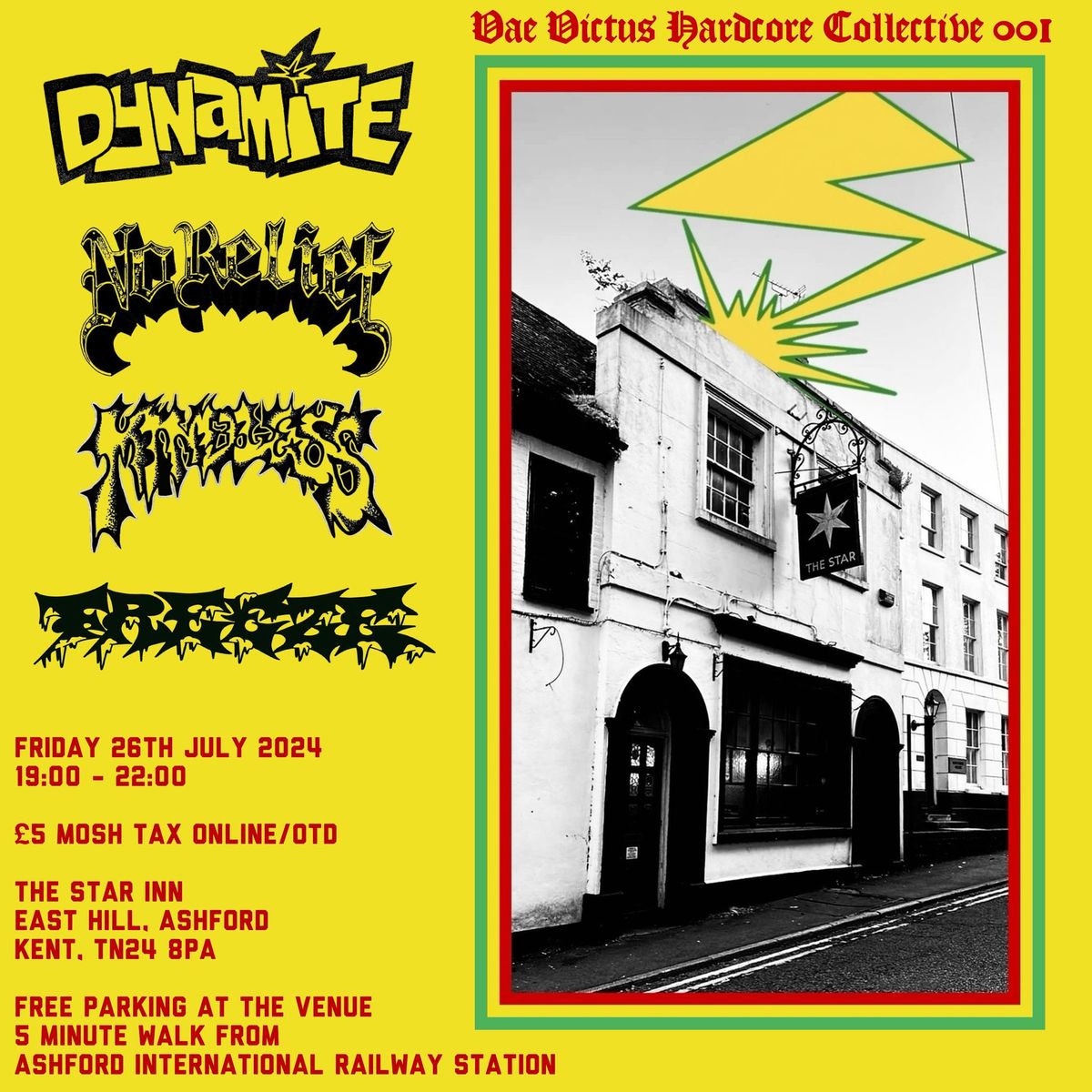 Vae Victus Hardcore Collective 001 - Dynamite, No Relief, Mindless & Freeze 