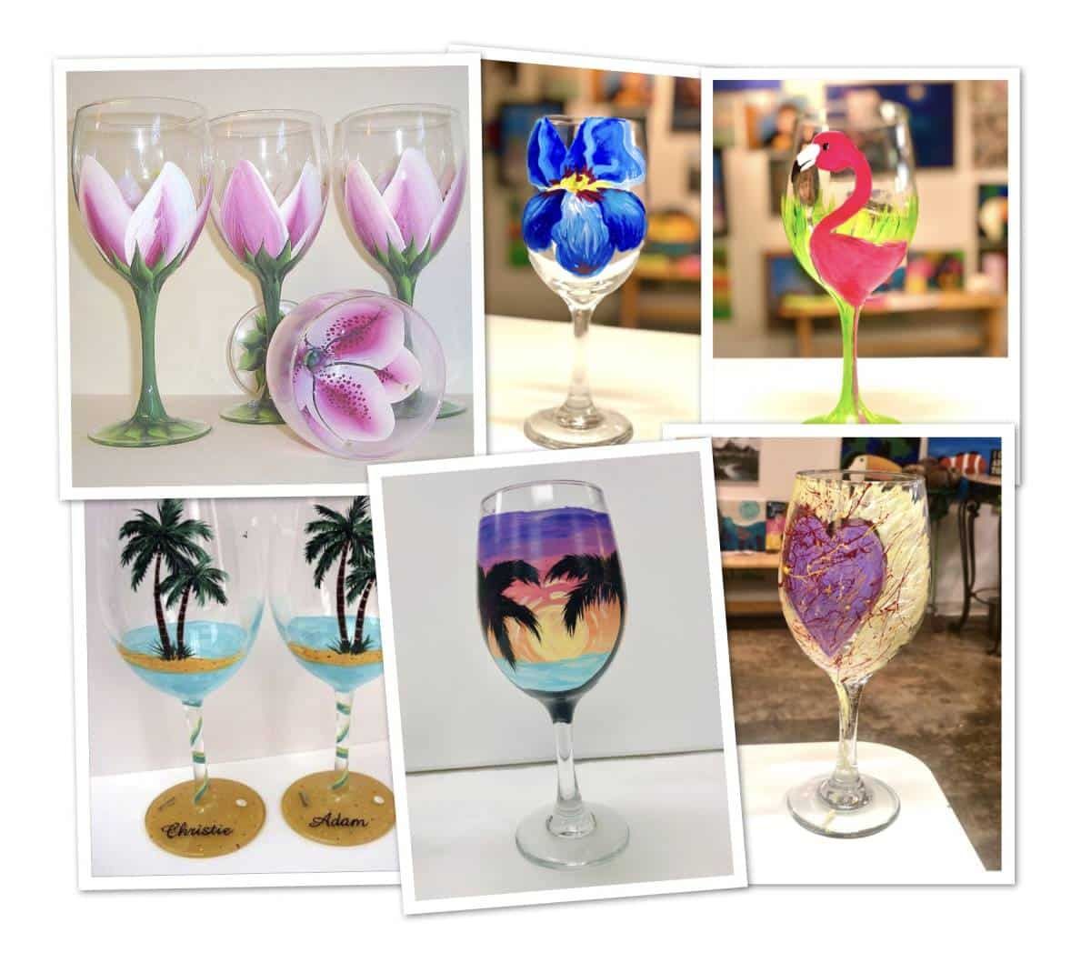 Paint & Sip Class: Wineglass Painting