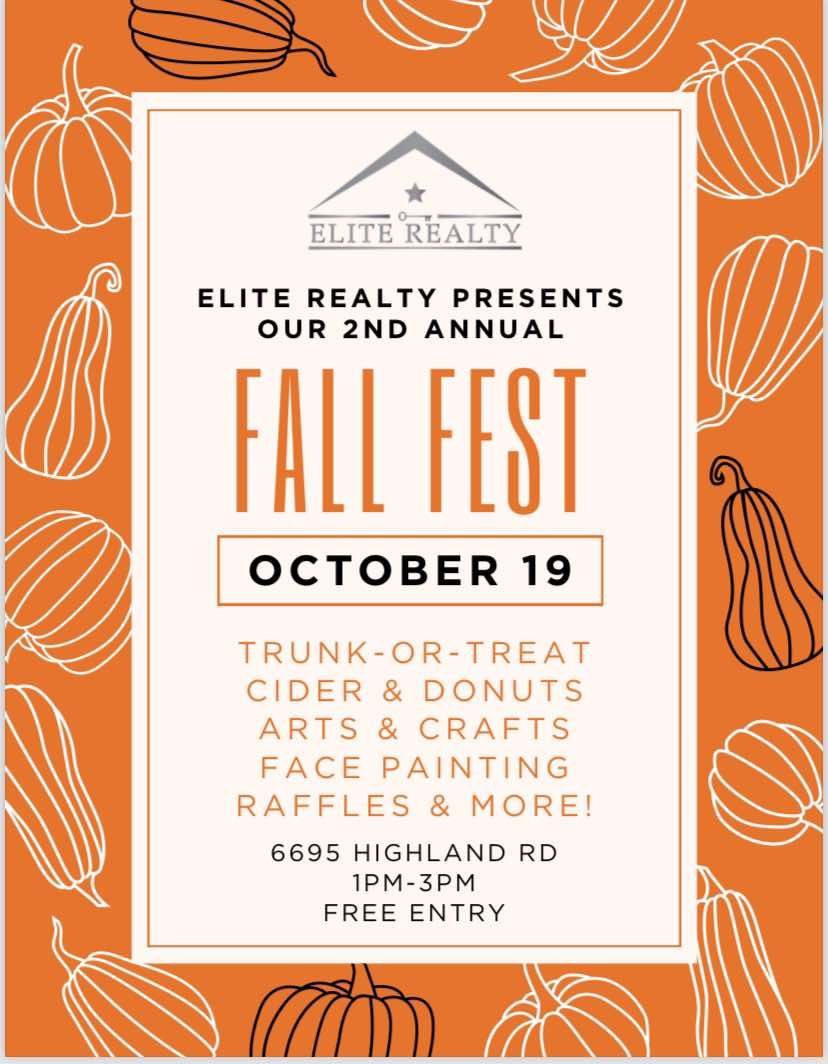 2nd Annual Elite Realty Fall Fest