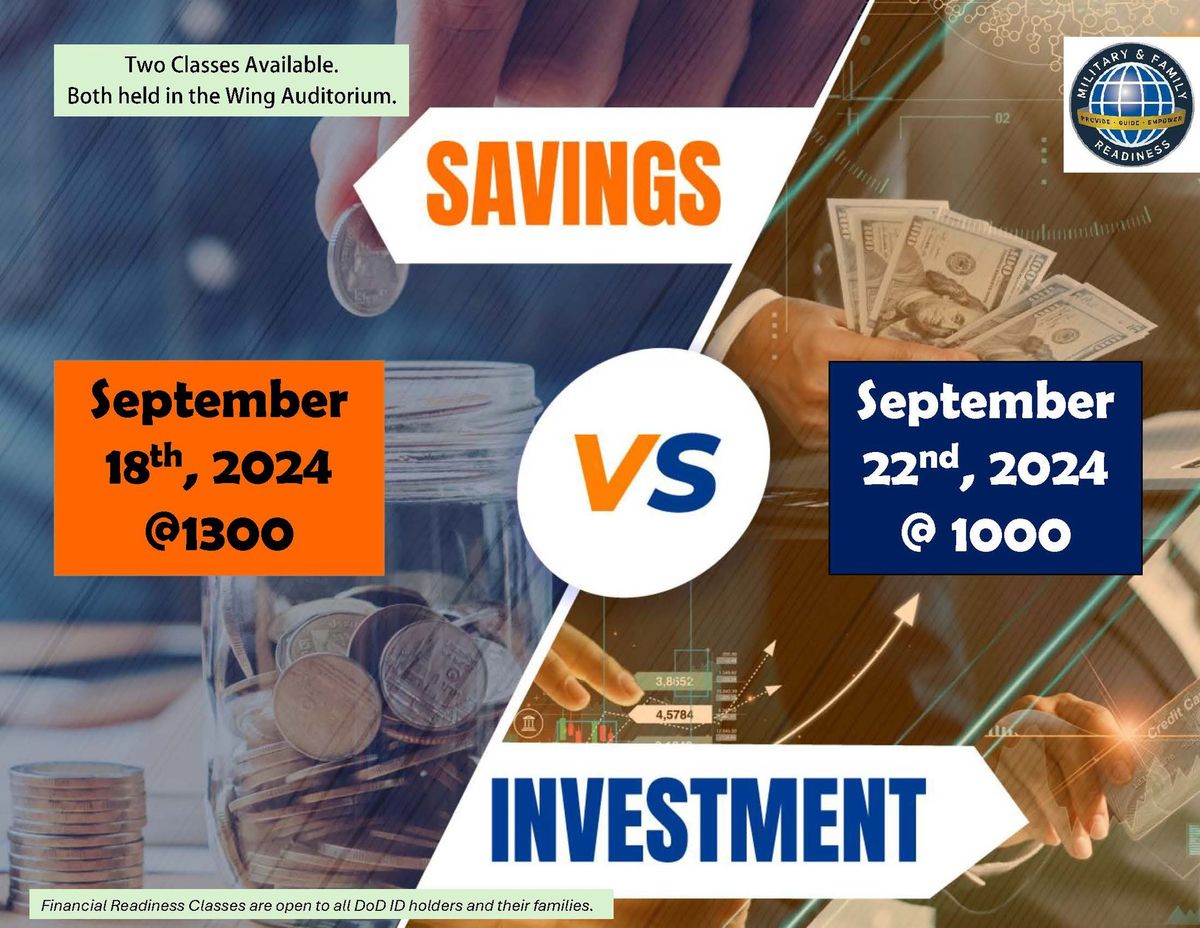 Saving vs. Investing Class