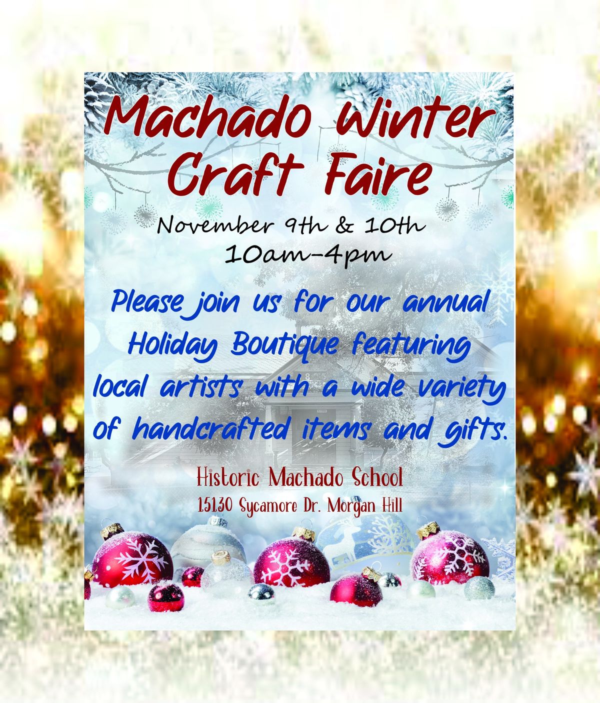 Machado Winter Craft Faire