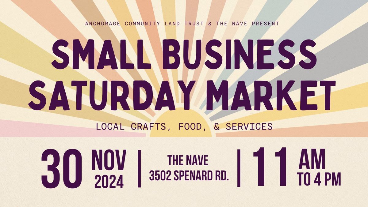 Small Business Saturday Market