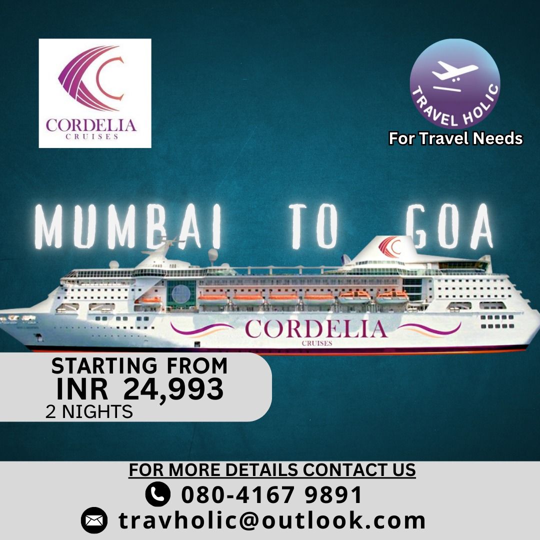 CORDELIA CRUISES Mumbai To Goa