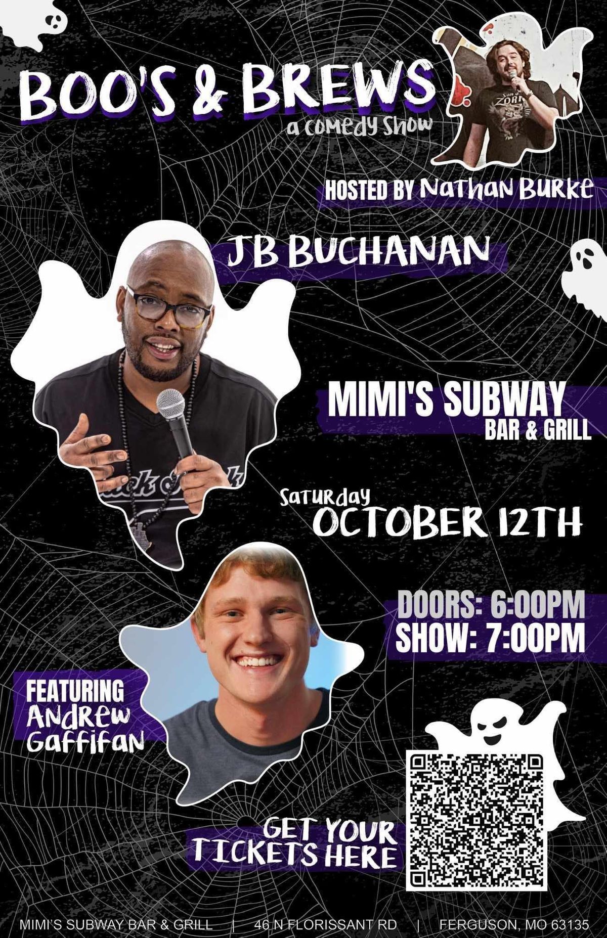 COMEDY SHOW - BOO\u2019S & BREWS