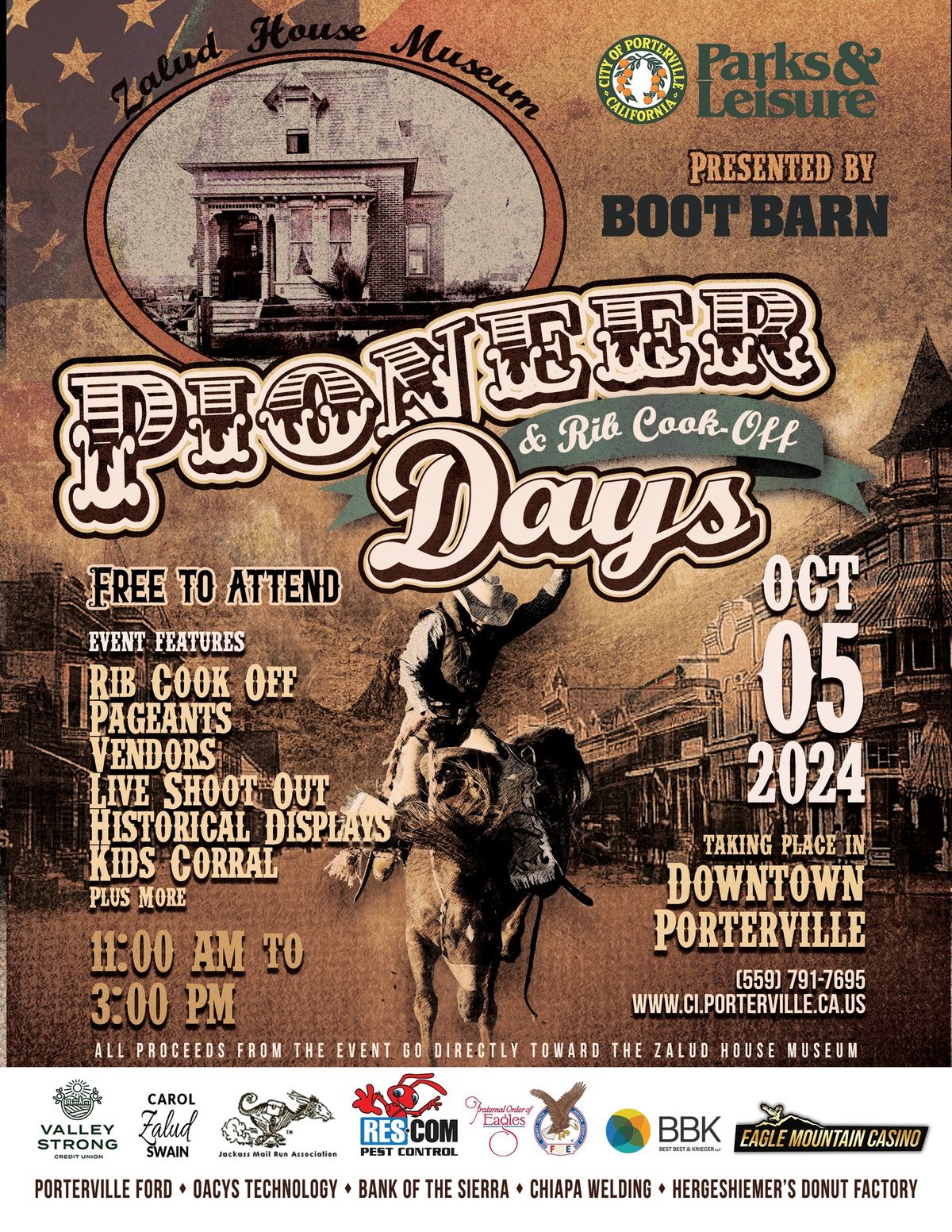 City of Porterville Pioneer Days & Rib Cook-Off