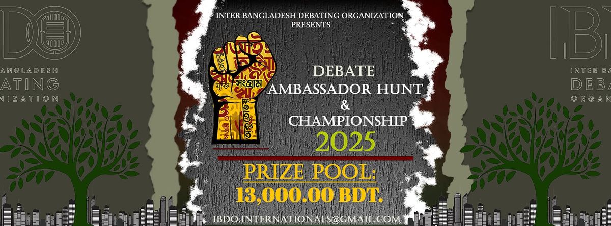 Debate Ambassador Hunt and Championship (Volume 1)