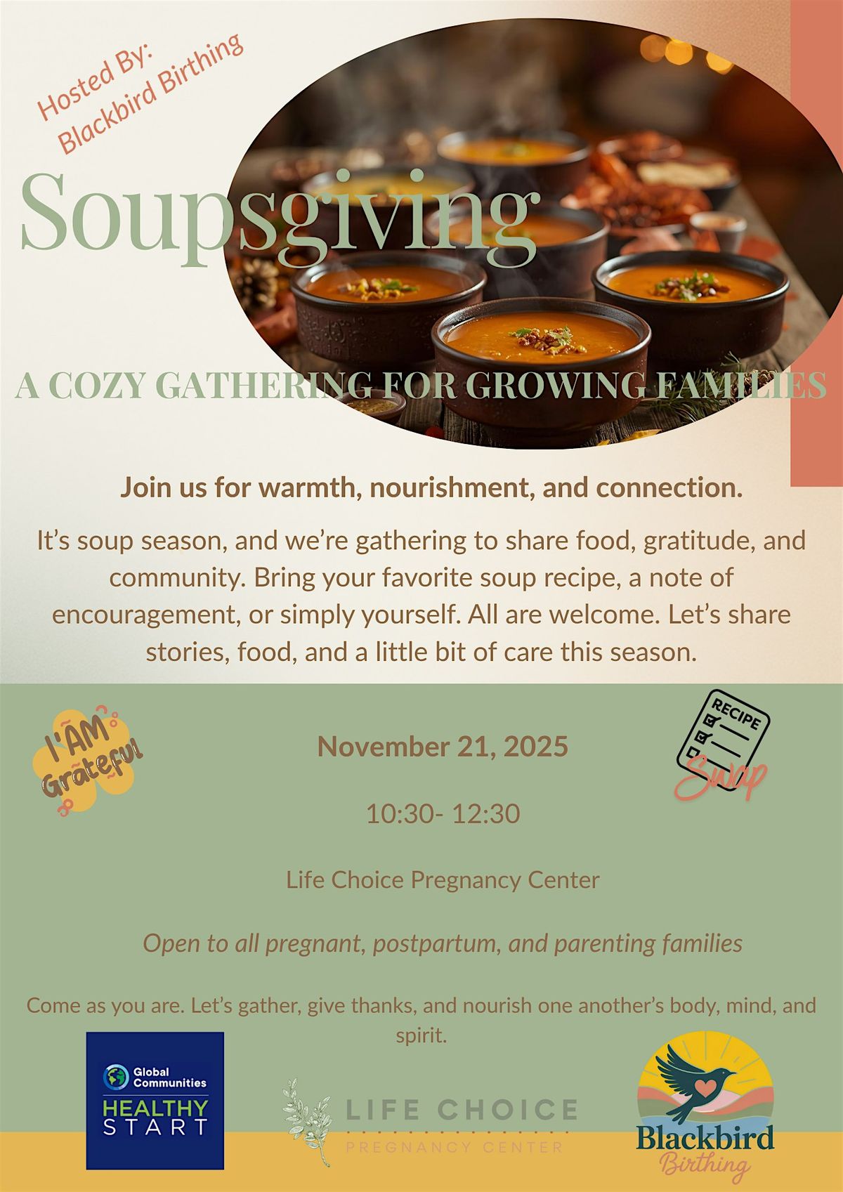 Soupsgiving: A Cozy Gathering for Growing Families