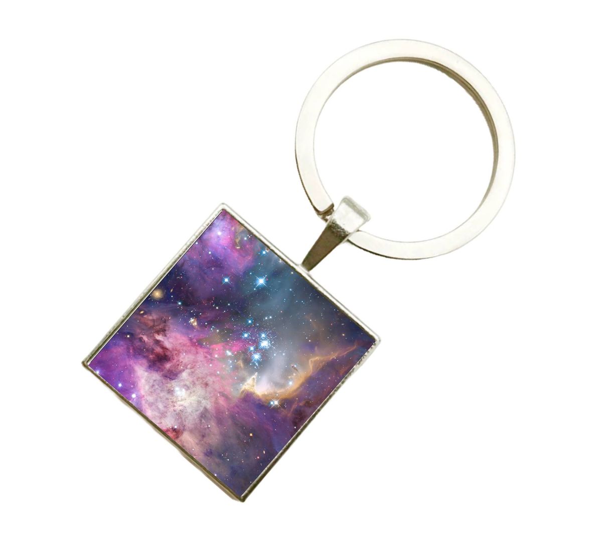 DIY Glass Galaxy Keychain or Necklace Making