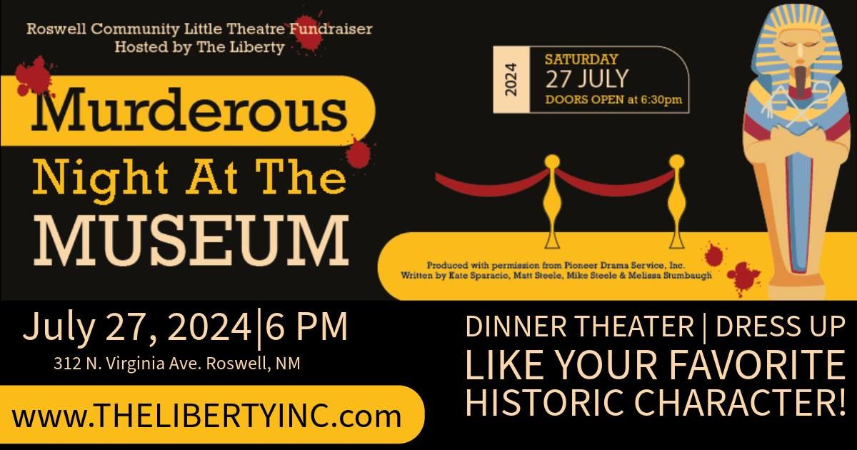 Curtains Rising: Murderous Night at the Museum (Dinner Theatre)