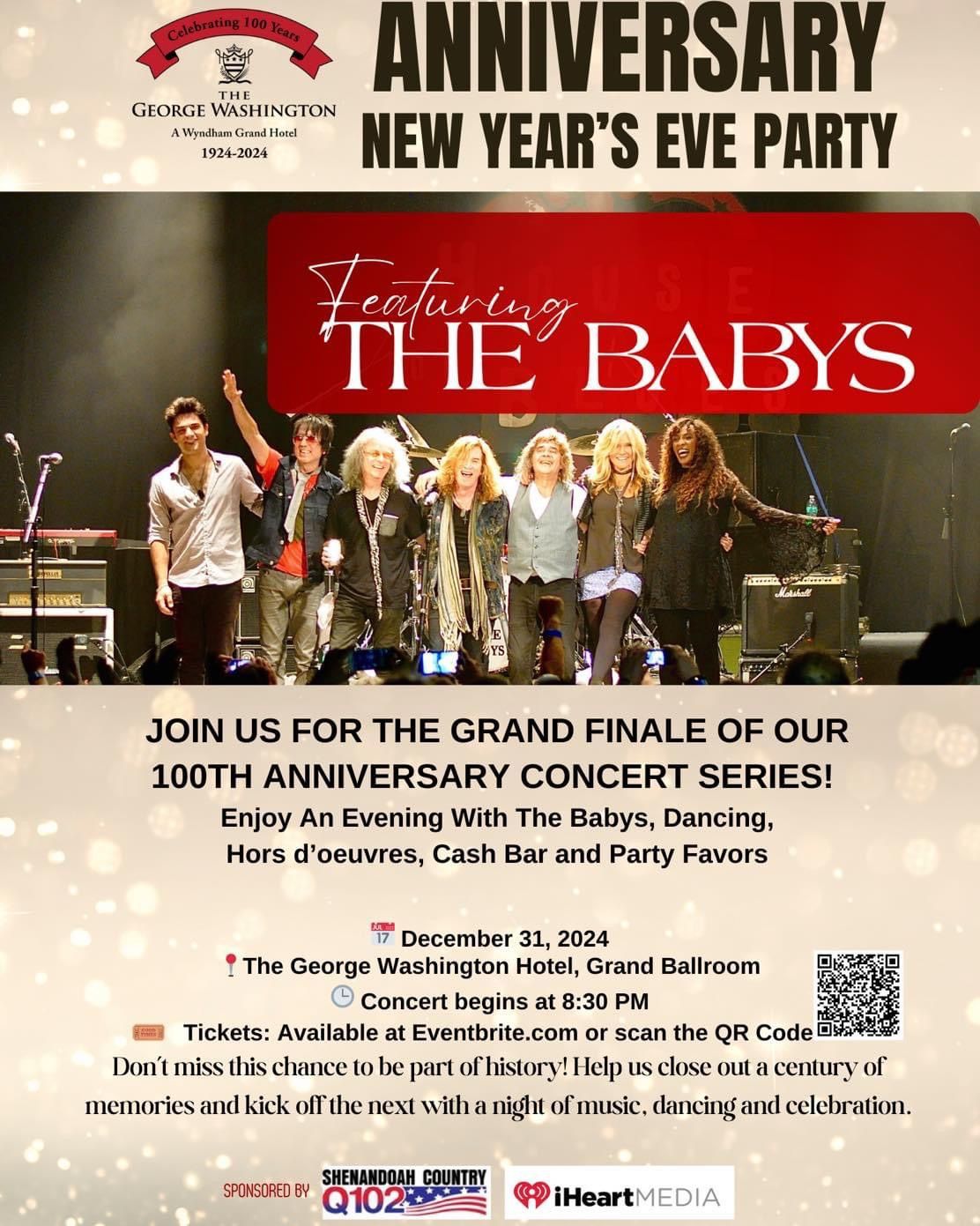 100th Anniversary NYE Concert Featuring The Babys